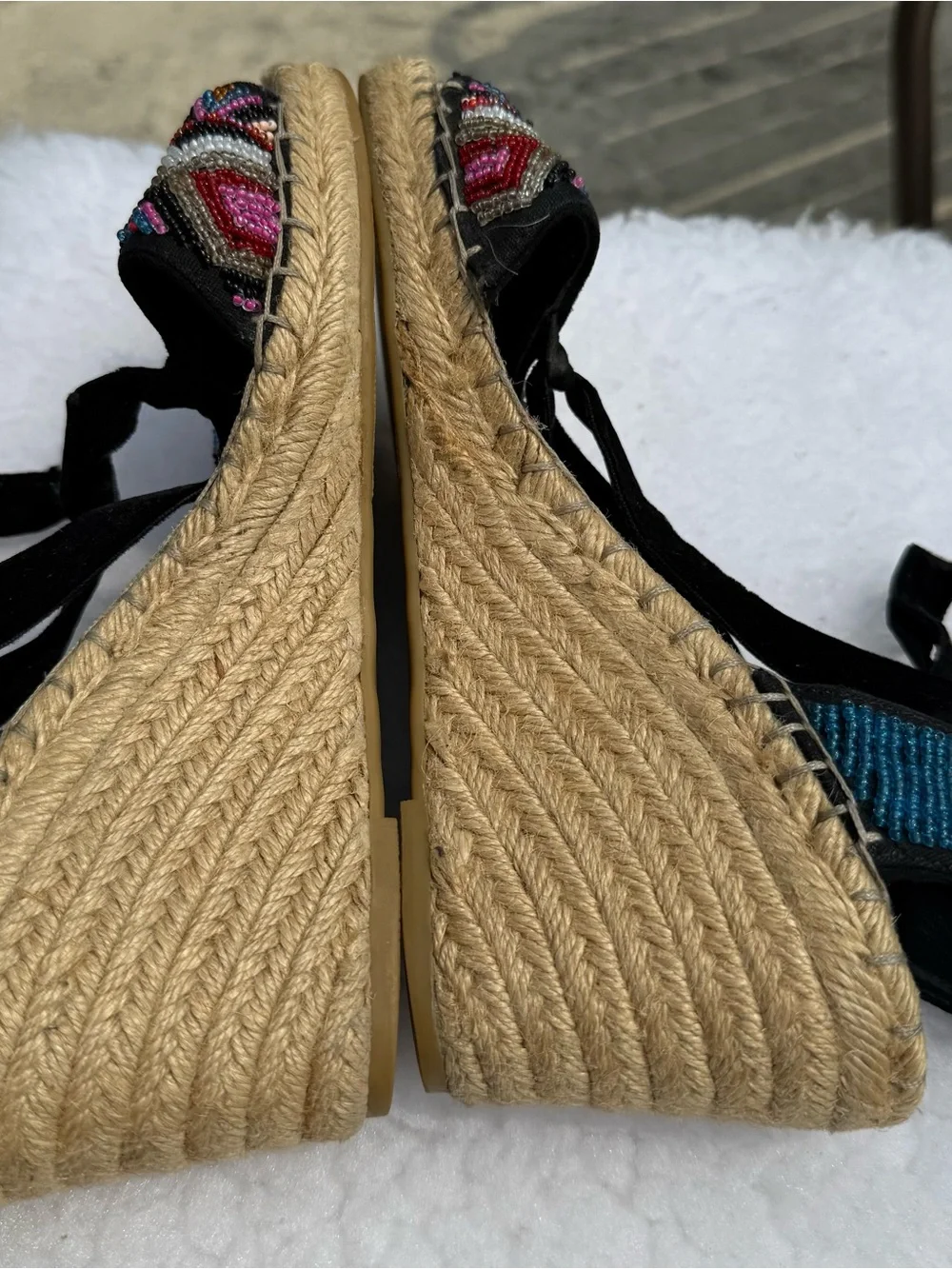 Ash espadrille wedges